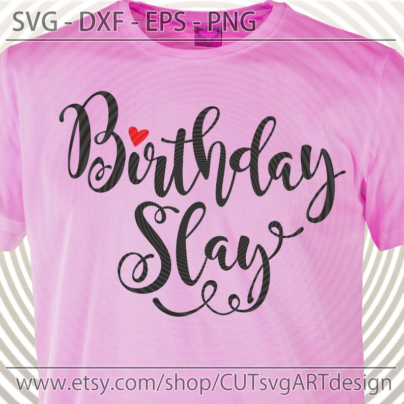 Download Birthday Slay SVG SVG Digital Download Birthday Squad | Etsy
