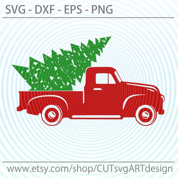 Download Christmas Truck Svg Christmas Svg File Silhouette Christmas Etsy