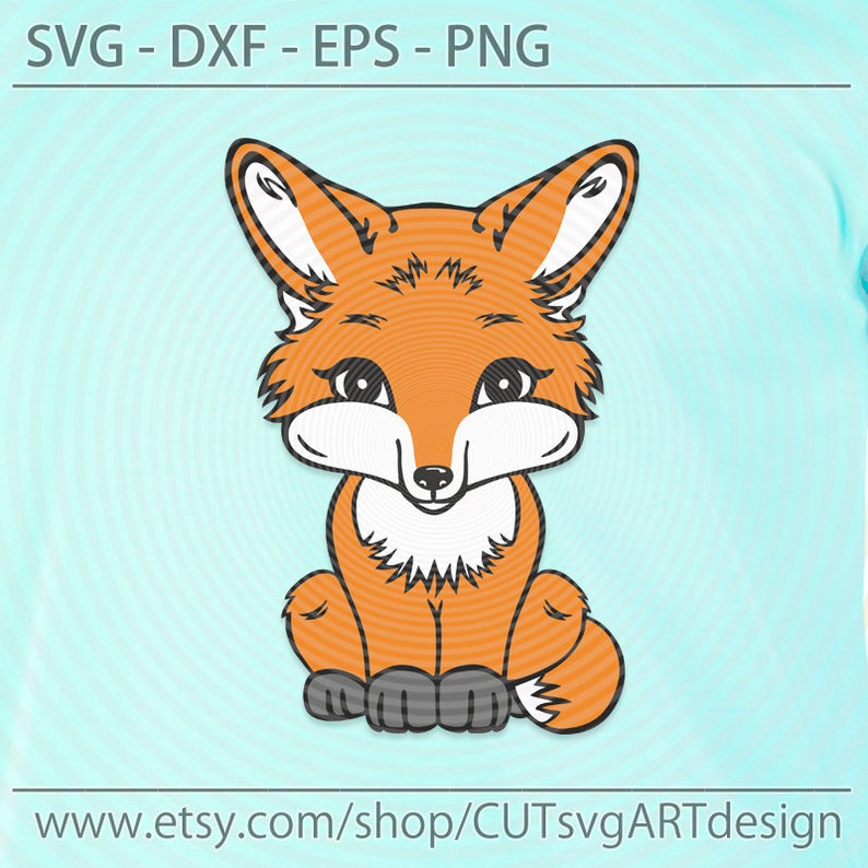 Download Fox svg Cute funny baby fox svg Digital cut file for Cricut | Etsy