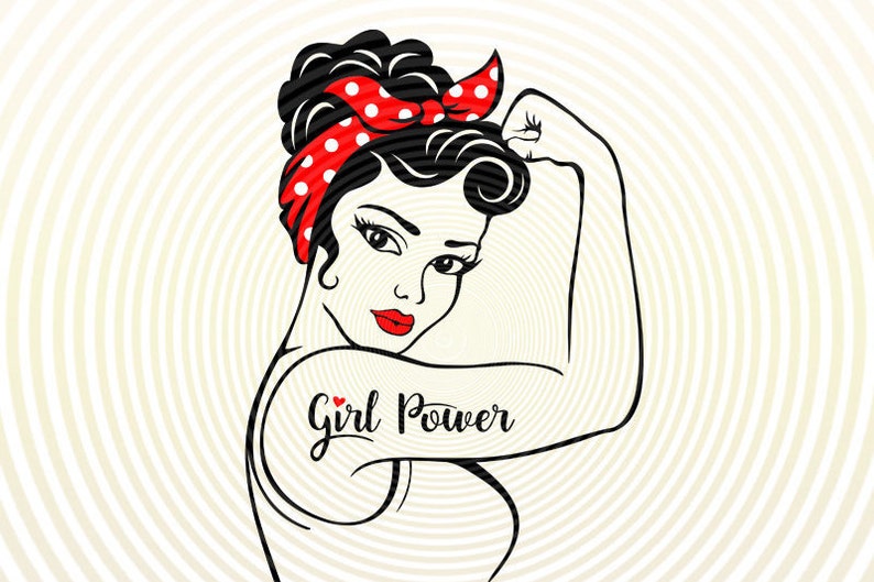 Download Girl Power SVG eps png dxf Cutting file Silhouette Cricut ...