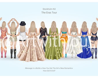 Taylor Swift - The Eras Tour Stockholm Night 3 digital Print!