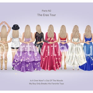 Taylor Swift - Impression numérique The Eras Tour Paris Night 2 !