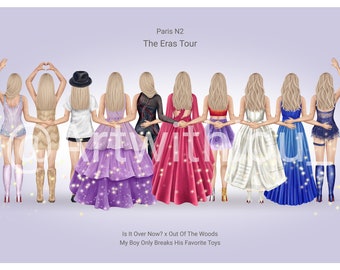 Taylor Swift - The Eras Tour Paris Night 2 digital Print!