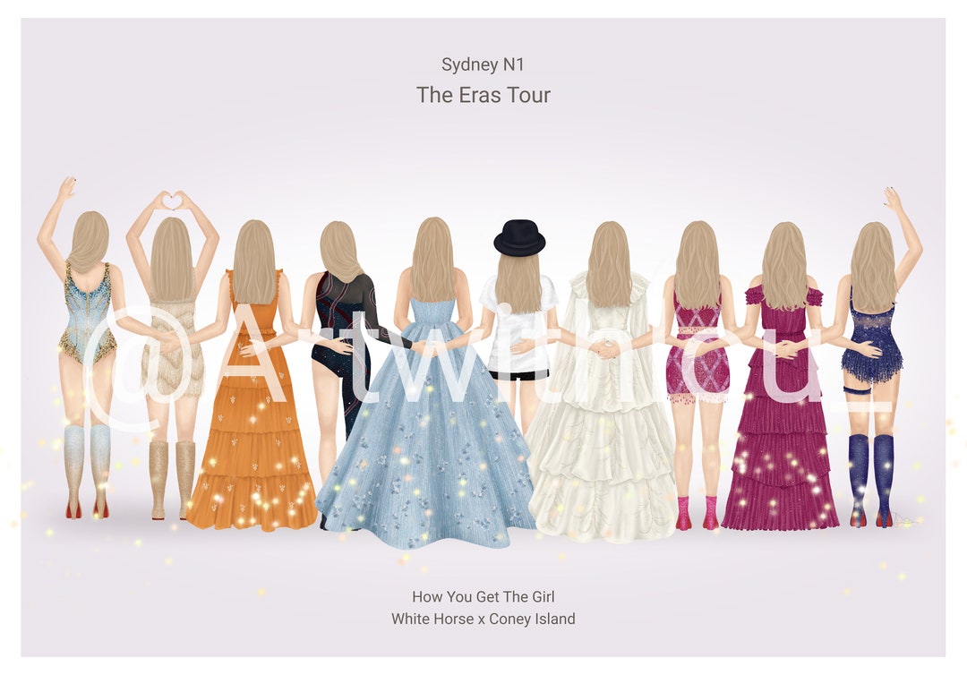 Taylor Swift the Eras Tour Sydney Night 1 Digital Print Etsy