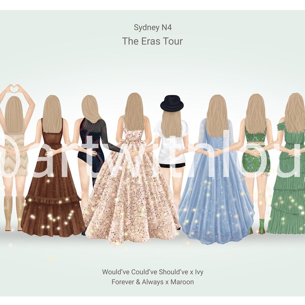 Taylor Swift - The Eras Tour Sydney Night 4 digital Print!