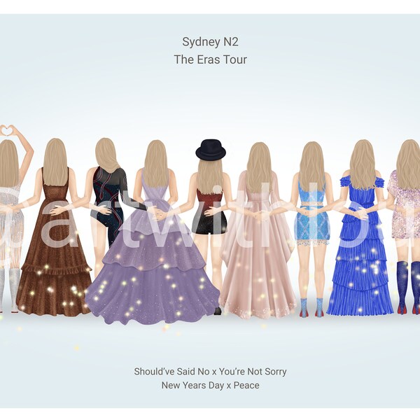 Taylor Swift - The Eras Tour Sydney Night 2 digital Print!