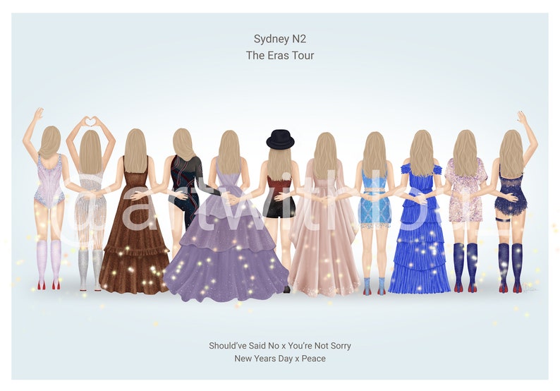 Taylor Swift Impression numérique The Eras Tour Sydney Night 2 image 1