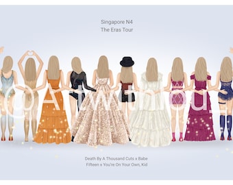 Taylor Swift - The Eras Tour Singapore Night 4 digital Print!