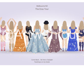 Taylor Swift - The Eras Tour Melbourne Night 3 digital Print!