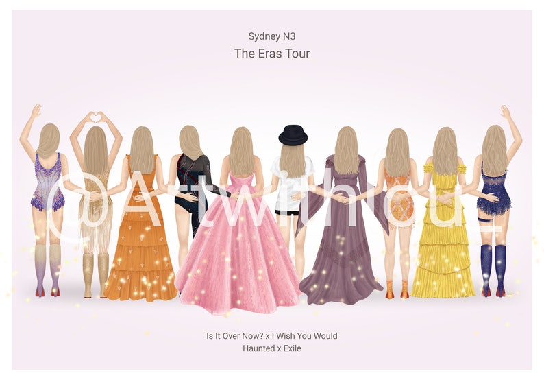 Taylor Swift Impression numérique The Eras Tour Sydney Night 3 image 1