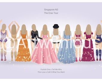 Taylor Swift - The Eras Tour Singapore Night 3 digital Print!