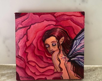 Fairy Nap - Original Oil Painting on Stretched Canvas