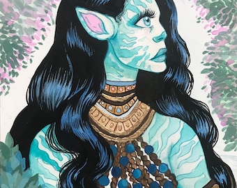 Metkayina Lady— Original Illustration Avatar 2