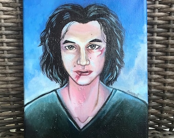 Ben Solo Rise Of Skywalker Original Oil Painting