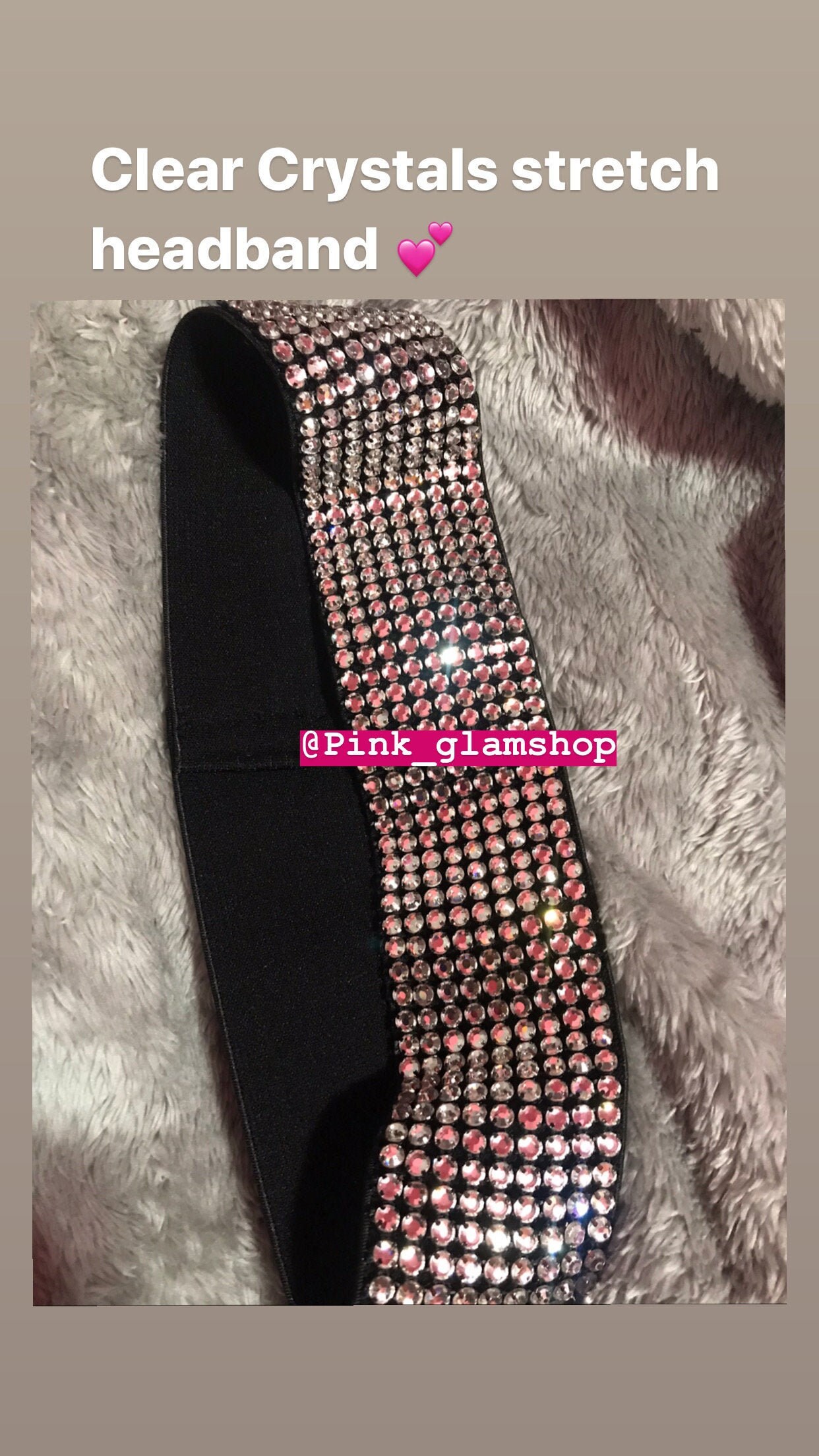 2 Inch Handmade Luxury Rhinestone Stretch Headband High Etsy