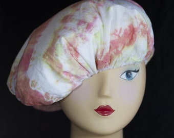 Sample Sale. Tie Dye designer shower cap.