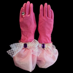 Lady Diamond Designer Dish Cleaning Gloves! Bild 4