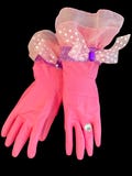 Lady Diamond, pink designer dish gloves- We LOVE this pair of gloves, cleaning has never been so much fun, from Creative Associates.