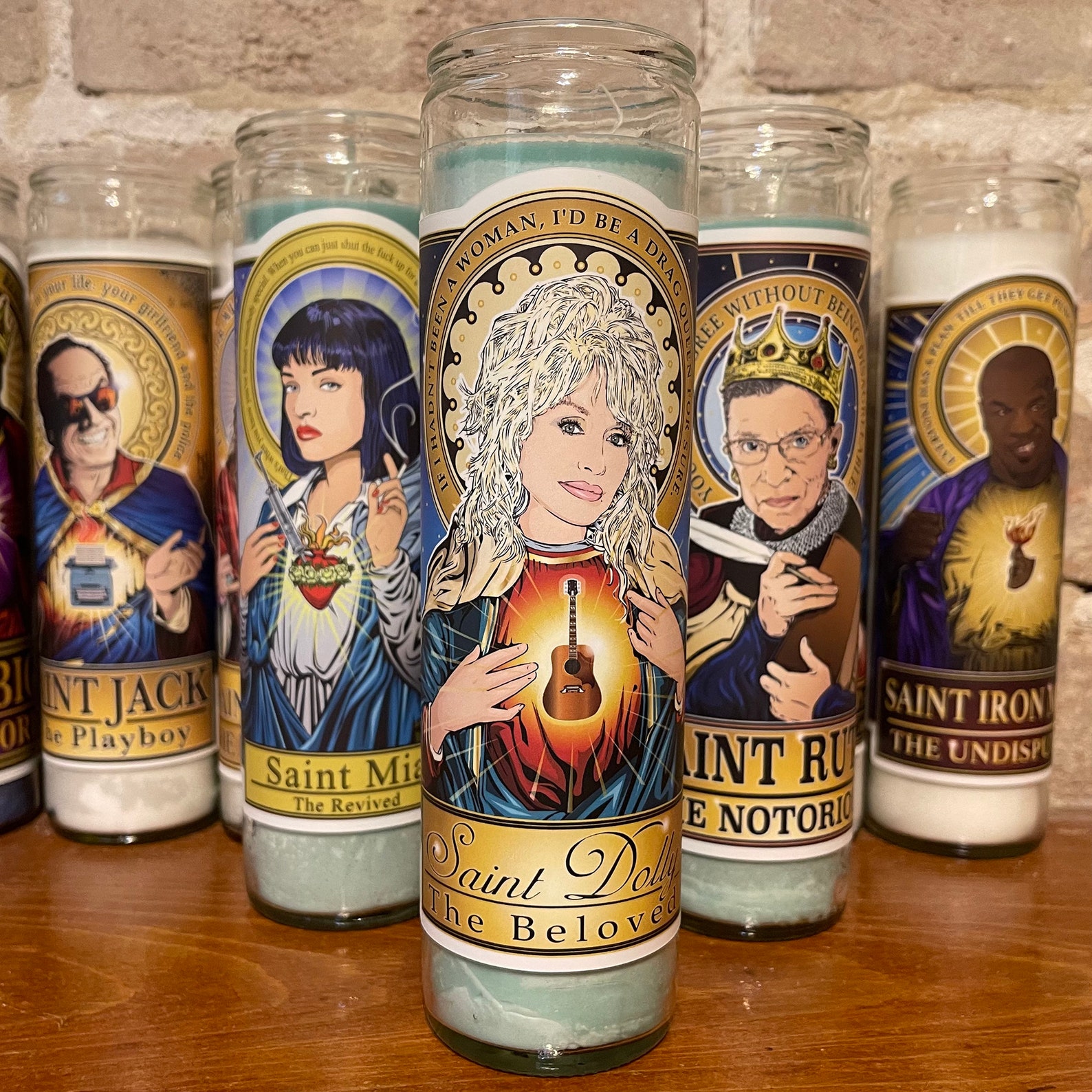 Saint Dolly the Beloved Candle Etsy