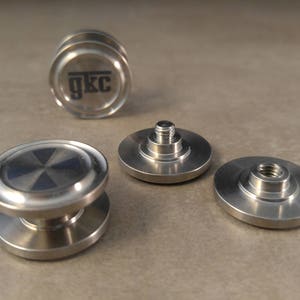 Titanium Fidget Toy Button image 1