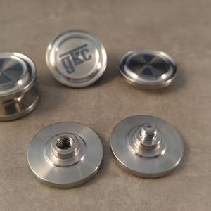 Titanium Fidget Toy Button image 2