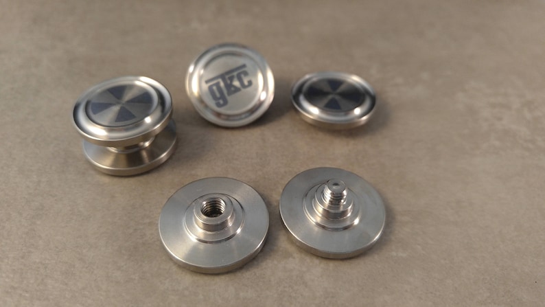 Titanium Fidget Toy Button image 2