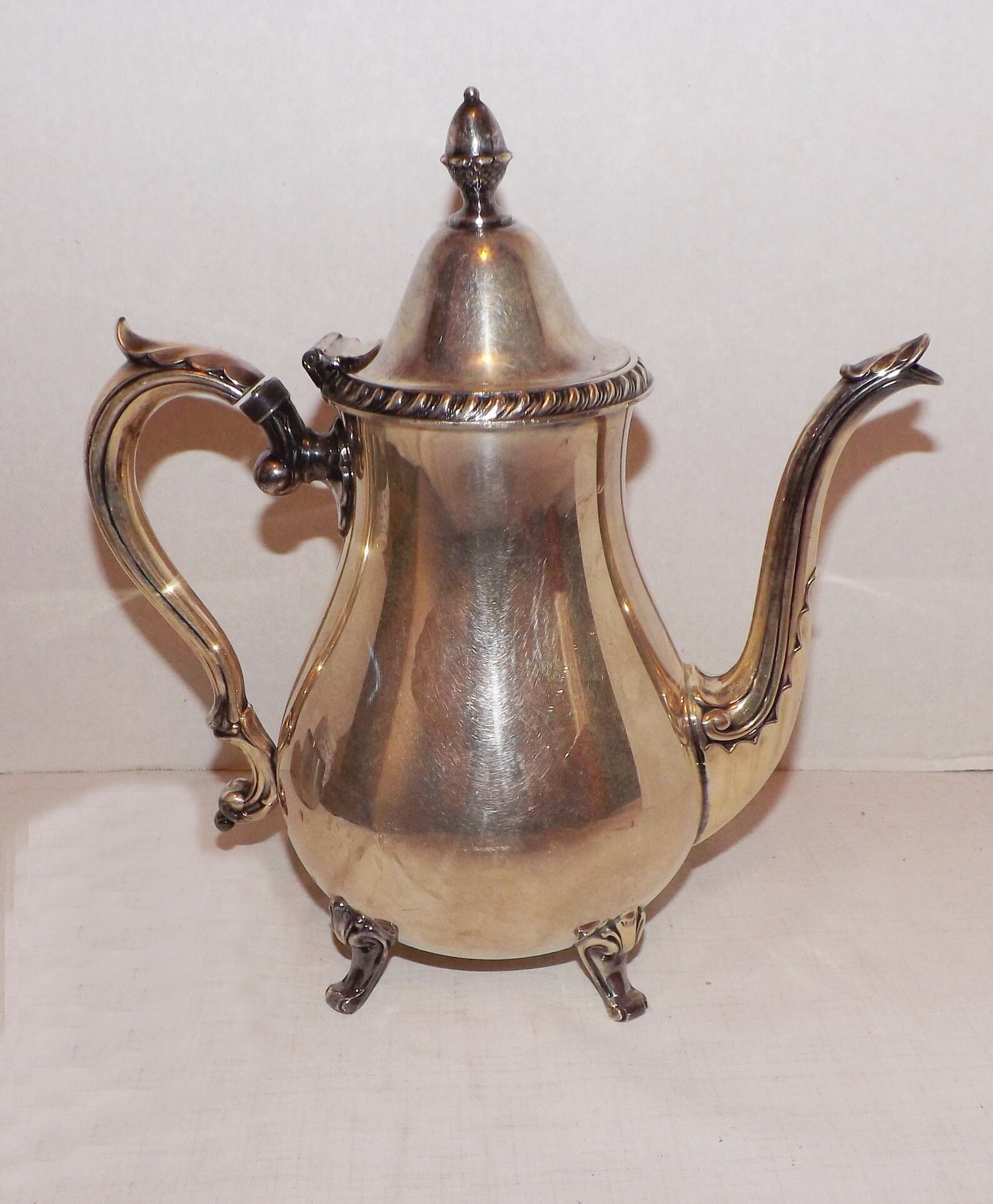 Wallace 601F Silver Plate Teapot by Wallace Silver Co.hollowware Etsy