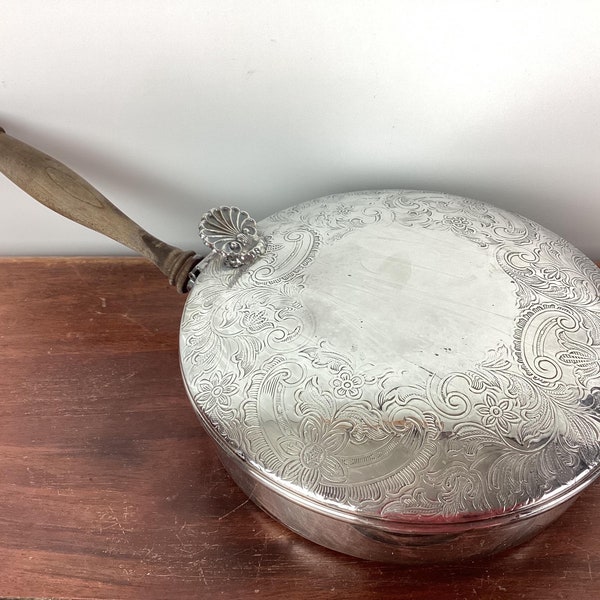 Vintage Silver Plate Silent Butler, Crumb Catcher