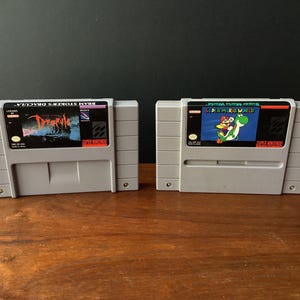 Your Choice SNES Games- Bram Stroker's Dracula, Super Mario World