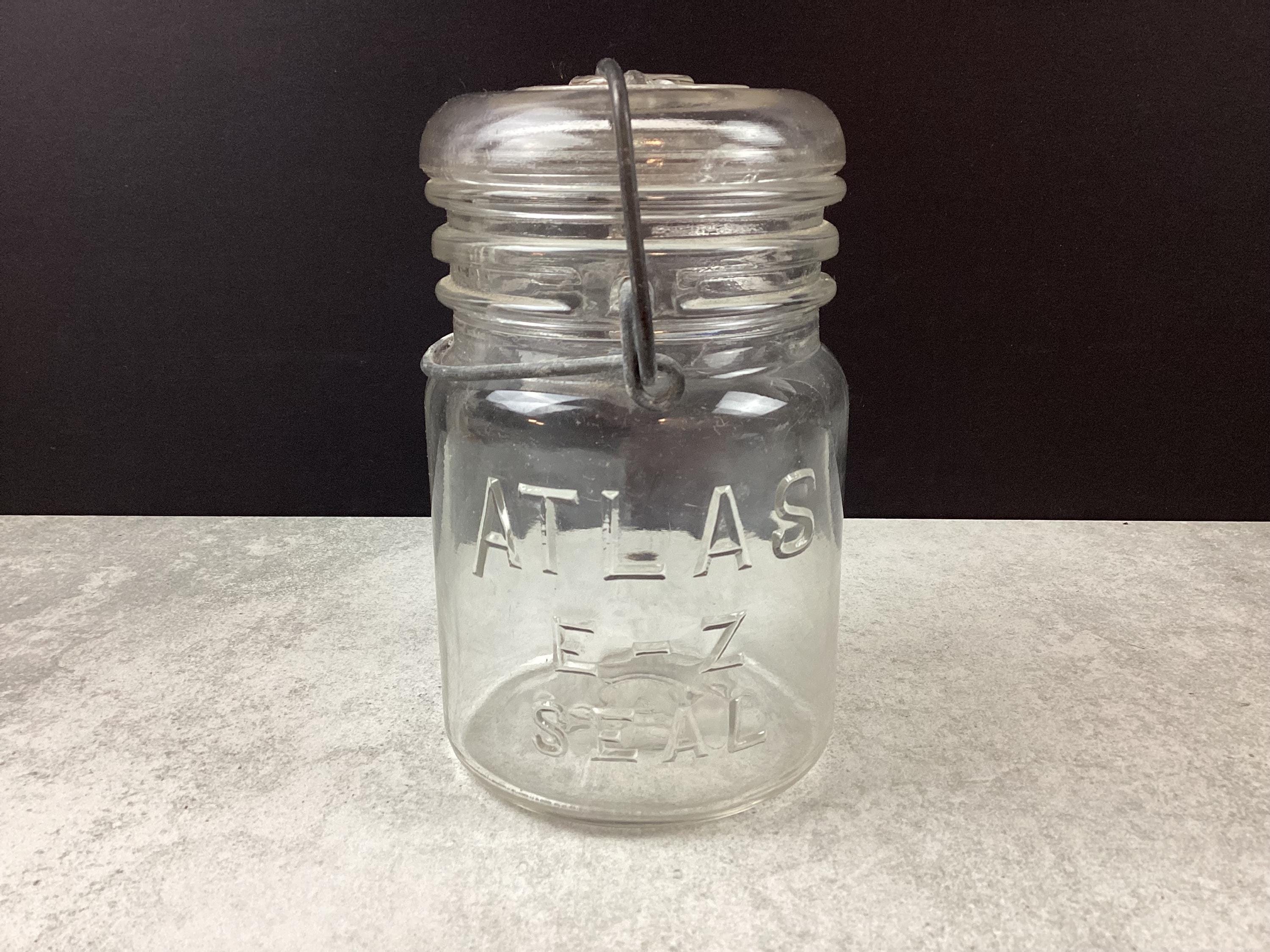 Hazel atlas clear glass jar - Etsy 日本