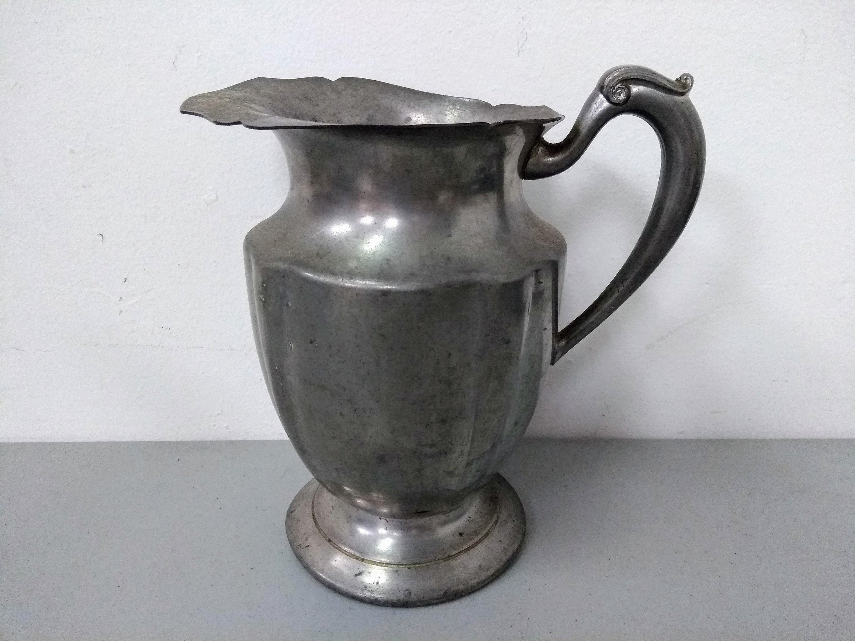 Paul Revere Pewter LB Pitcher Antique Pewter Jug Antique Etsy