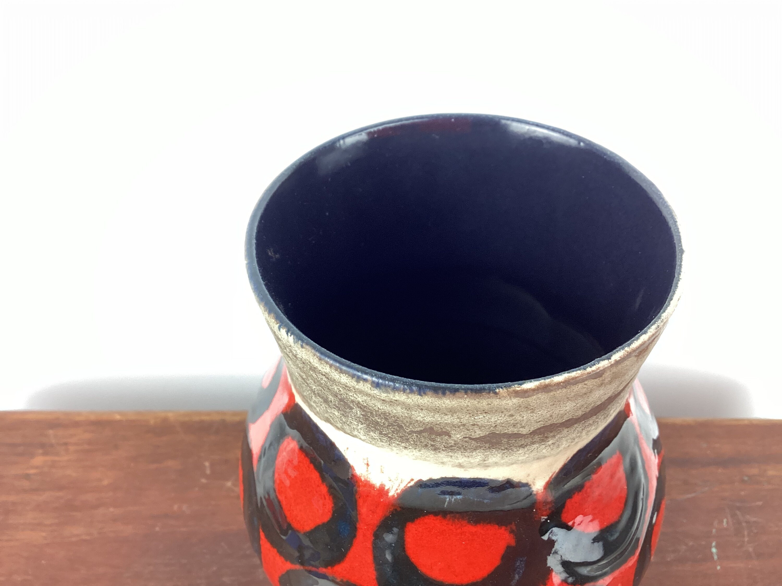 549-18 West German Fat Lava Era Vase - Etsy