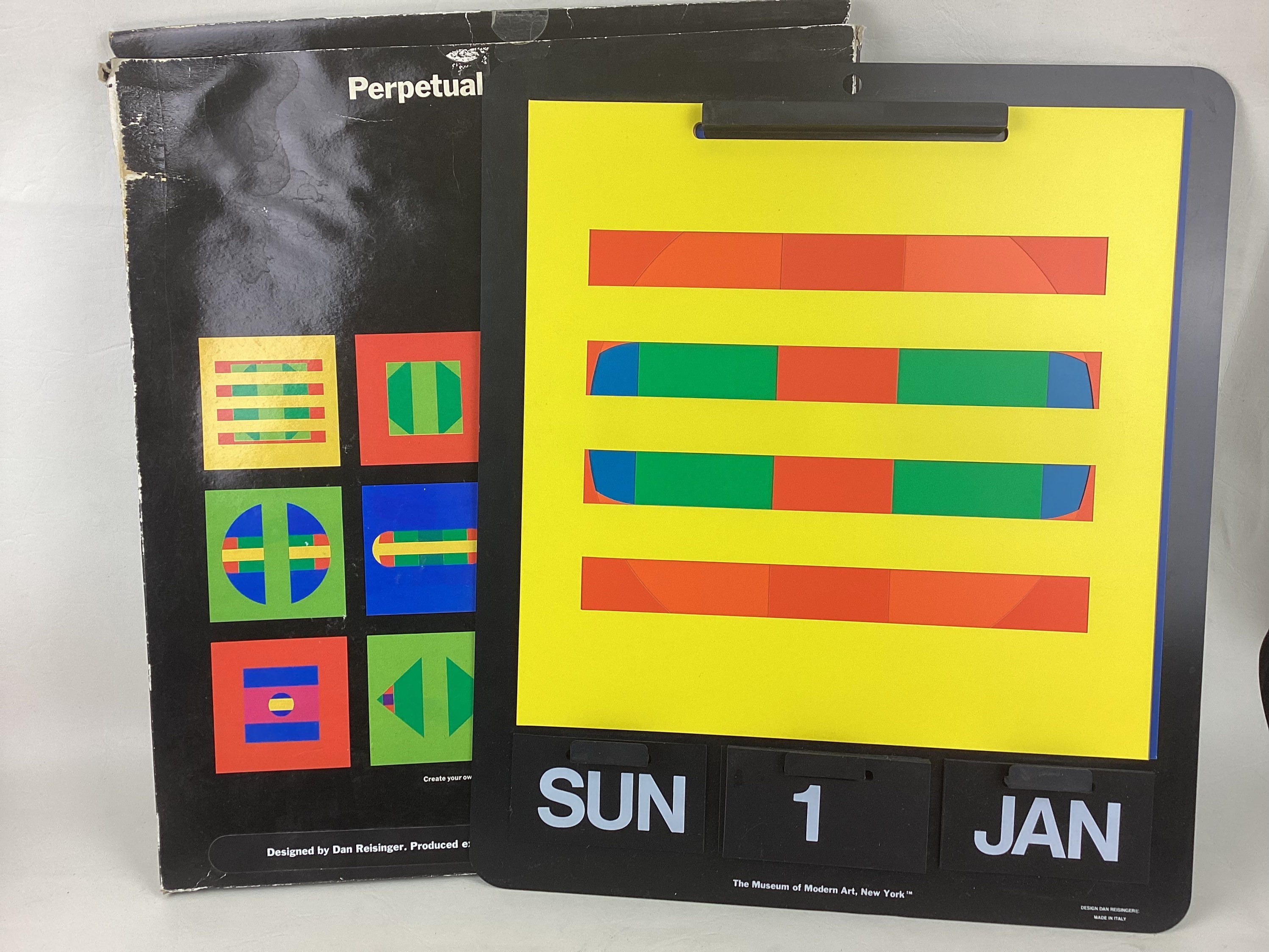 MoMA モマ 永久カレンダー DAN REISINGER 万年カレンダー Vintage MOMA 1987 Perpetual Calendar, Dan Reisinger - Etsy
