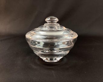 Bol de cristal con tapa Nachtmann Bleikristall vintage