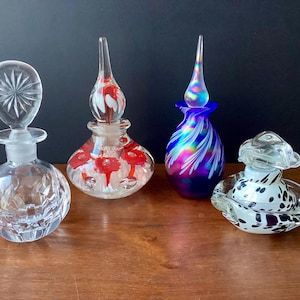 Your Choice of Vintage Scent Bottle, Glass Perfume Bottles