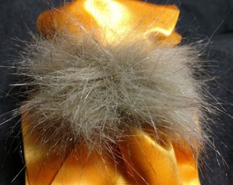 Coyote Faux Fur Slide (1")