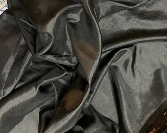 Lightweight Black Satin Wildrag