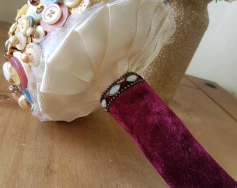 Bespoke button bouquet