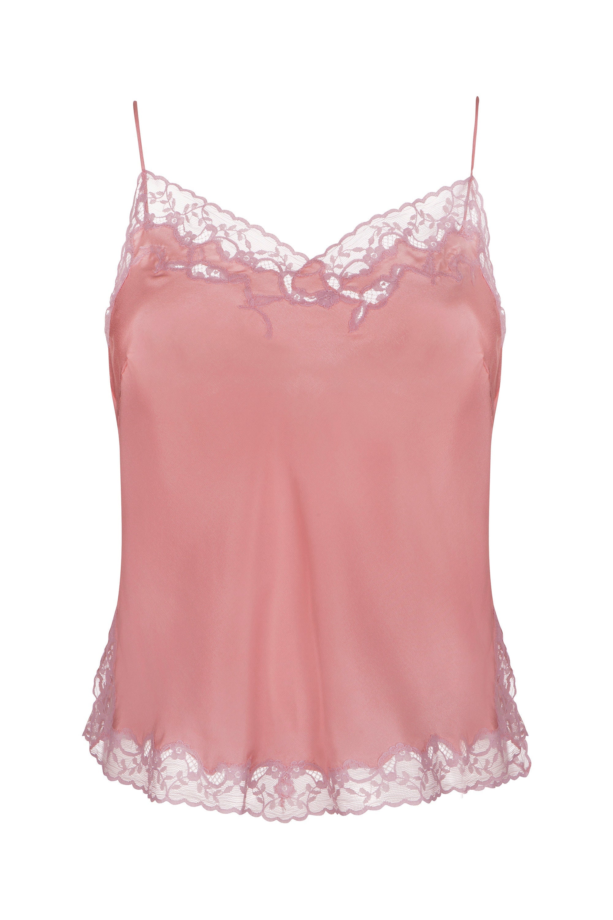 Blush Pink Camisole Silk Camisole Crepe De Chine Camisole Silk