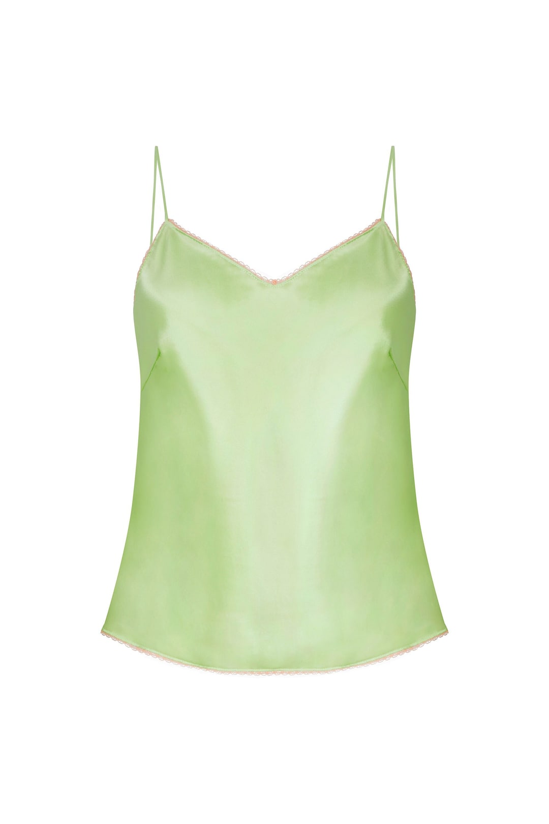 Pale Green Camisole Silk Camisole Emerald Camisole Silk Etsy UK