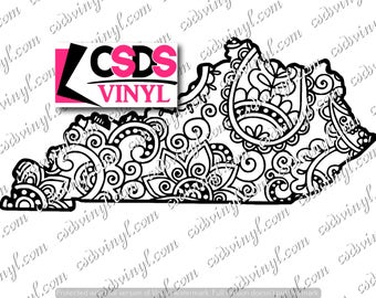 Download Kentucky Mandala Svg Etsy