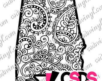 Alabama Mandala Etsy
