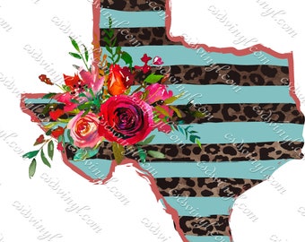 Download Cheetah print texas | Etsy