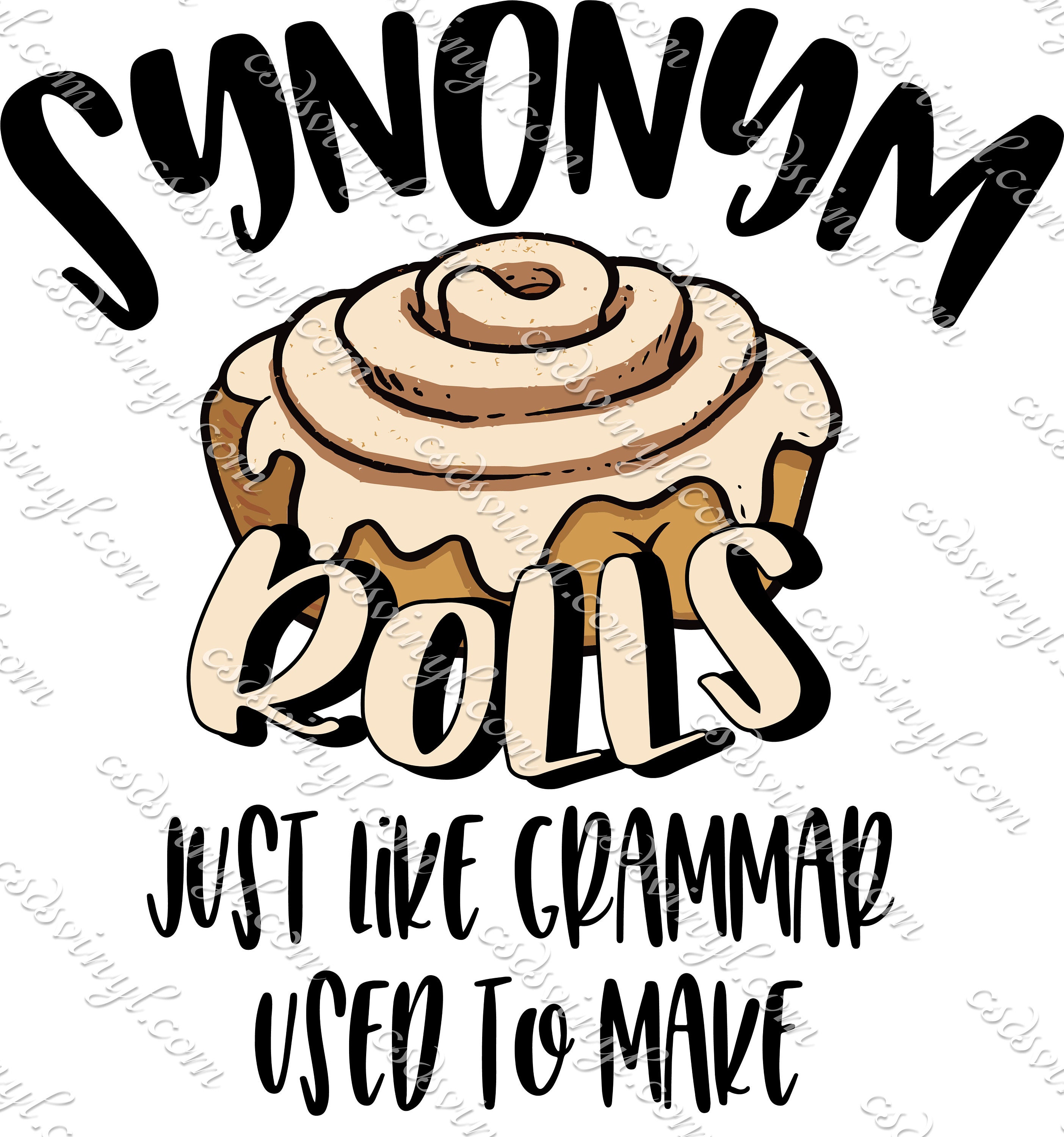 Synonym Rolls Just Like Grammar Used To Make Sublimation Heat Etsy