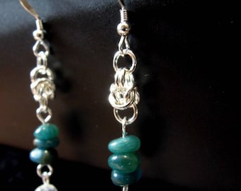 Byzantine Apatite earrings