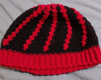 Crochet PATTERN: Spiral Puff Beanie Winter Textured Customizable Hat