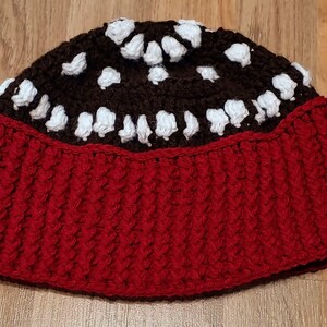 Crochet PATTERN: Cupcake Beanie Winter Textured Customizable Hat