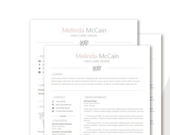 Driver Resumeresume Templateprofessional Etsy
