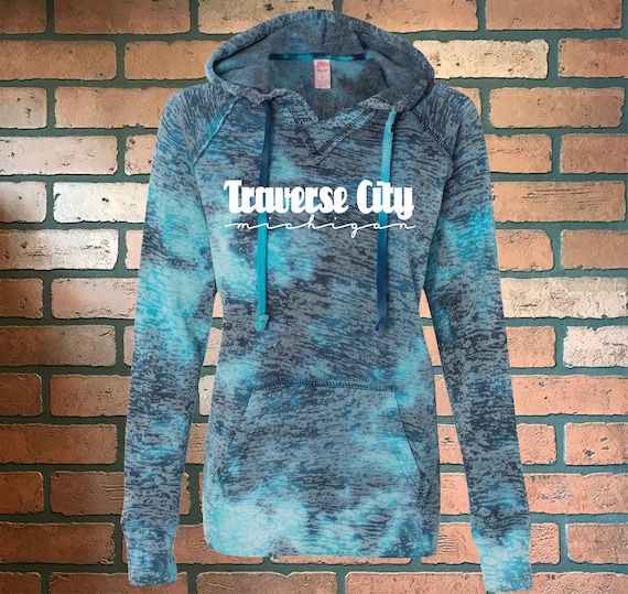tie dye hoodie ladies