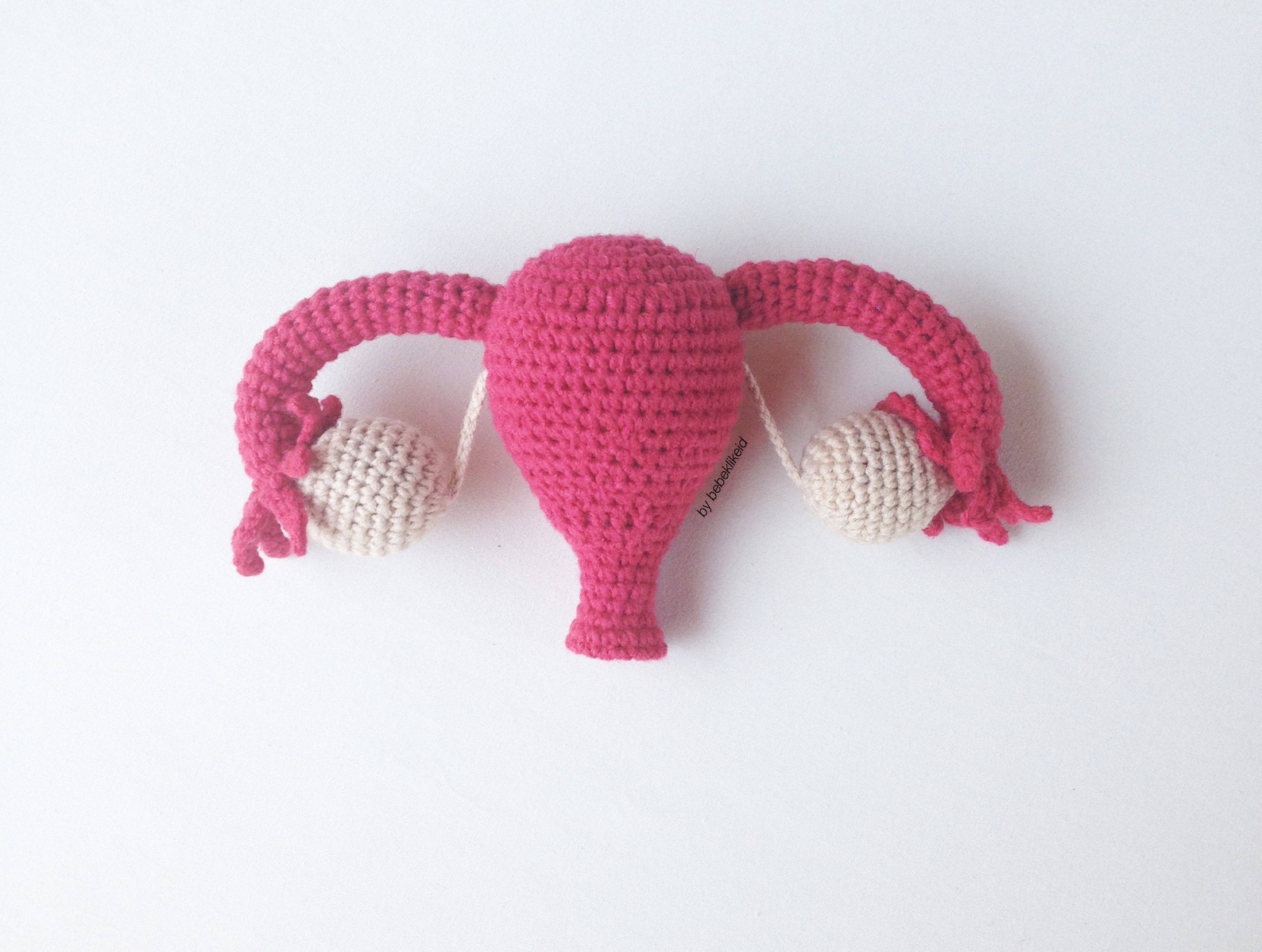 Crochet Pattern UTERUS With Fallopian Tubes & Ovaries Womb Etsy
